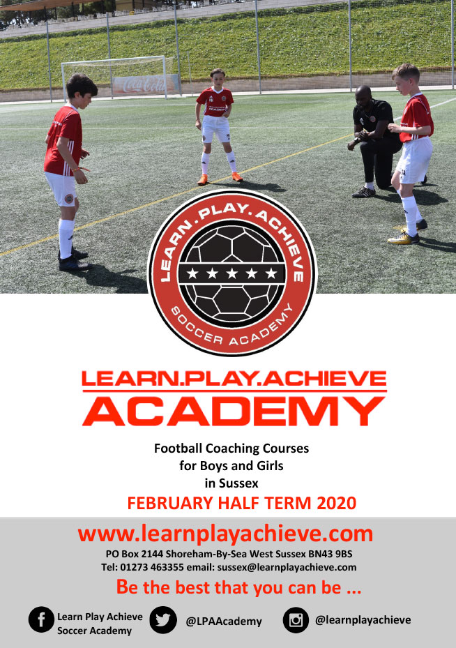 LPA Academy Sussex LPA football academy February Half Term Football